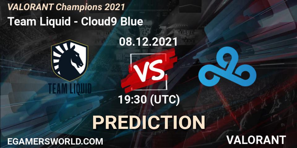 Team Liquid - Cloud9 Blue: Maç tahminleri. 08.12.21, VALORANT, VALORANT Champions 2021