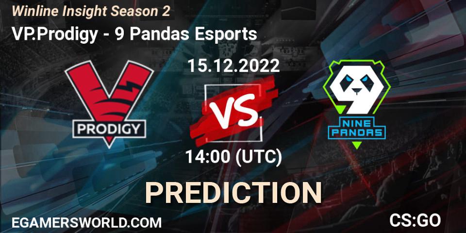 VP.Prodigy - 9 Pandas Esports: Maç tahminleri. 15.12.2022 at 14:30, Counter-Strike (CS2), Winline Insight Season 2