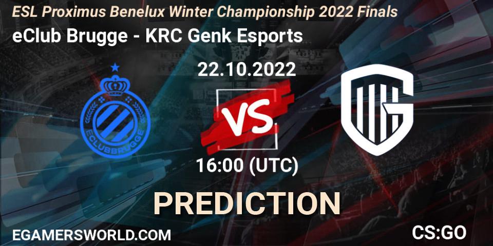 eClub Brugge - KRC Genk Esports: Maç tahminleri. 22.10.2022 at 16:00, Counter-Strike (CS2), ESL Proximus Benelux Winter Championship 2022 Finals