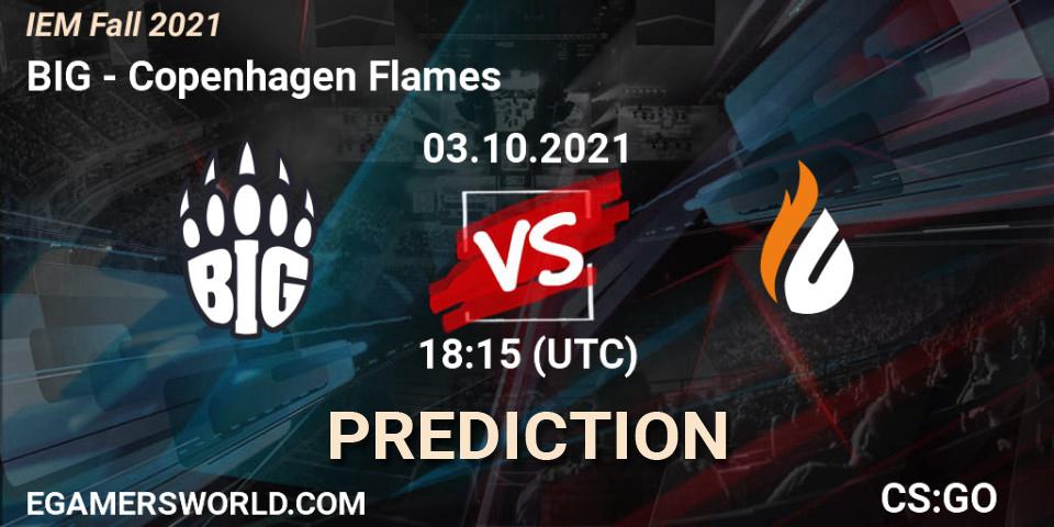BIG - Copenhagen Flames: Maç tahminleri. 03.10.2021 at 17:35, Counter-Strike (CS2), IEM Fall 2021: Europe RMR