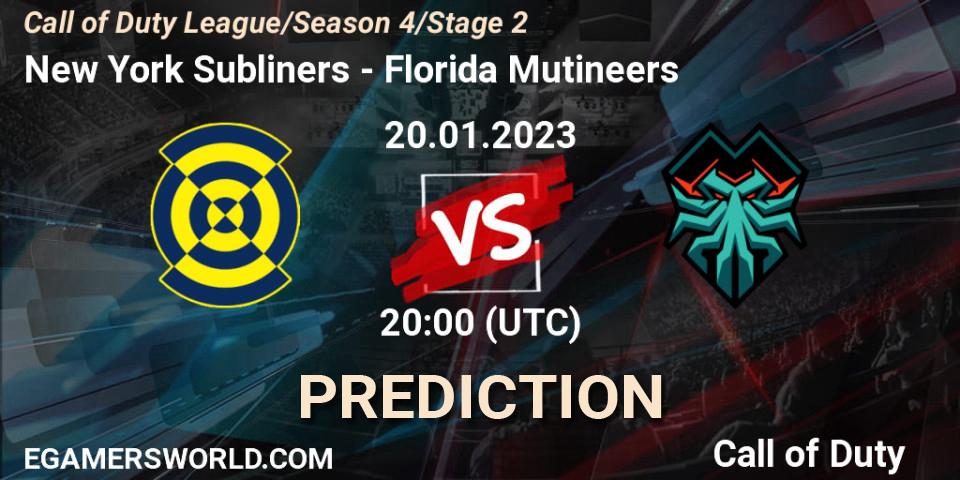 New York Subliners - Florida Mutineers: Maç tahminleri. 20.01.23, Call of Duty, Call of Duty League 2023: Stage 2 Major Qualifiers