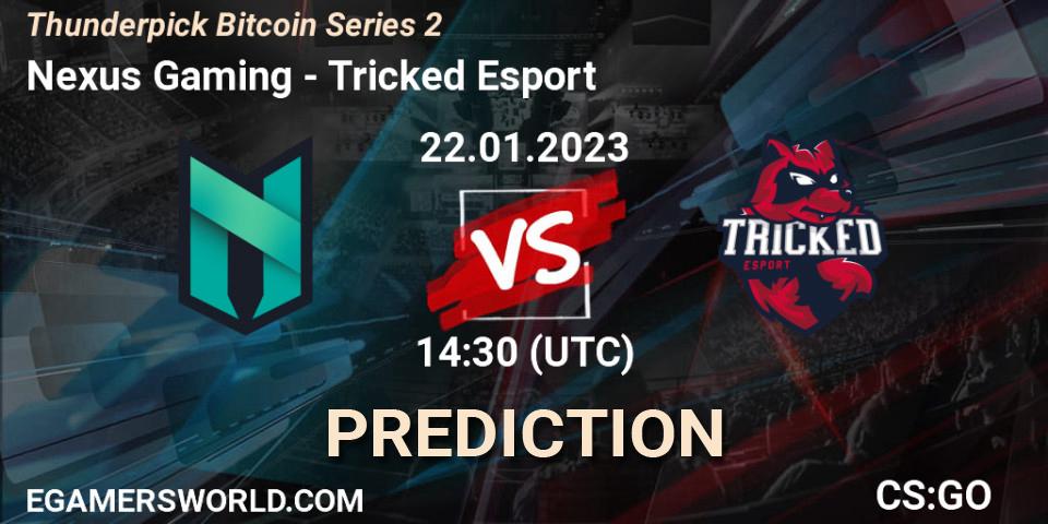 Nexus Gaming - Tricked Esport: Maç tahminleri. 22.01.2023 at 14:30, Counter-Strike (CS2), Thunderpick Bitcoin Series 2