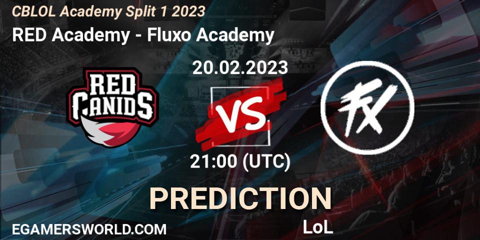 RED Academy - Fluxo Academy: Maç tahminleri. 20.02.2023 at 21:00, LoL, CBLOL Academy Split 1 2023
