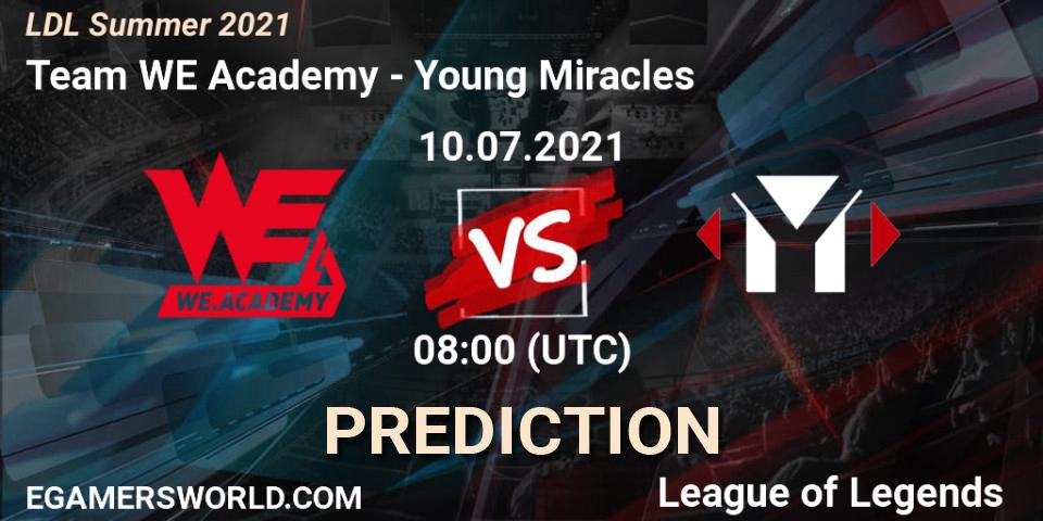 Team WE Academy - Young Miracles: Maç tahminleri. 10.07.2021 at 08:00, LoL, LDL Summer 2021