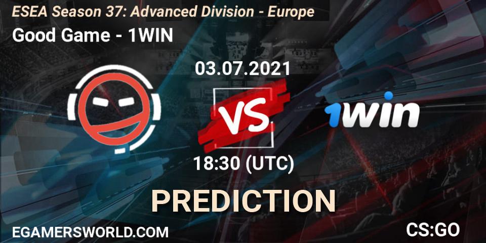 Good Game - 1WIN: Maç tahminleri. 02.07.2021 at 18:00, Counter-Strike (CS2), ESEA Season 37: Advanced Division - Europe