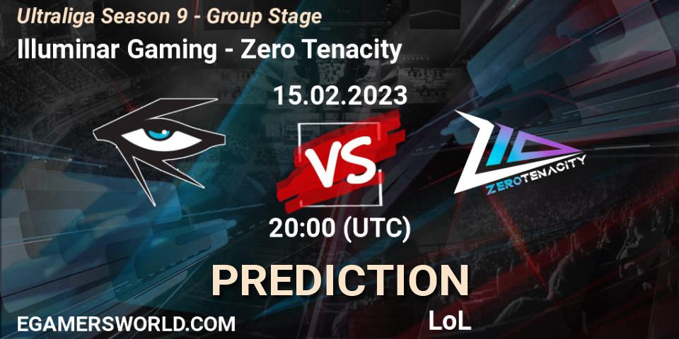 Illuminar Gaming - Zero Tenacity: Maç tahminleri. 21.02.23, LoL, Ultraliga Season 9 - Group Stage