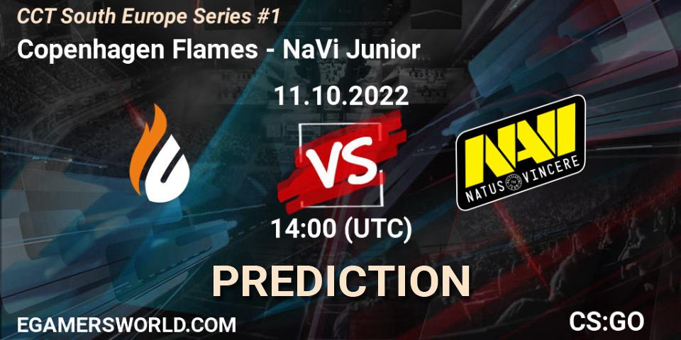 Copenhagen Flames - NaVi Junior: Maç tahminleri. 11.10.2022 at 14:10, Counter-Strike (CS2), CCT South Europe Series #1