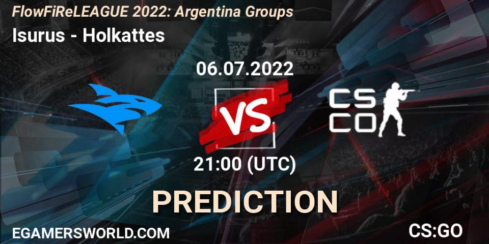 Isurus - Holkattes: Maç tahminleri. 06.07.2022 at 21:00, Counter-Strike (CS2), FlowFiReLEAGUE 2022: Argentina Groups