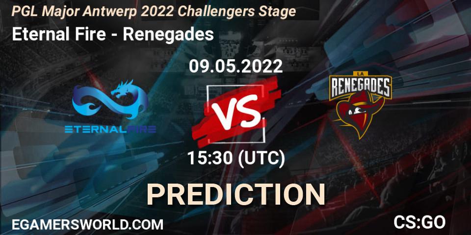 Eternal Fire - Renegades: Maç tahminleri. 09.05.22, CS2 (CS:GO), PGL Major Antwerp 2022 Challengers Stage