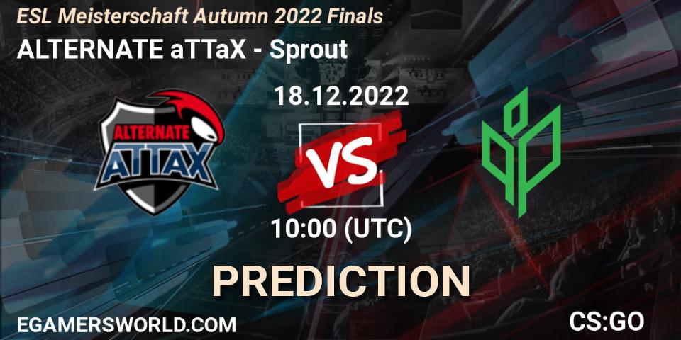 ALTERNATE aTTaX - Sprout: Maç tahminleri. 18.12.2022 at 10:00, Counter-Strike (CS2), ESL Meisterschaft Autumn 2022 Finals