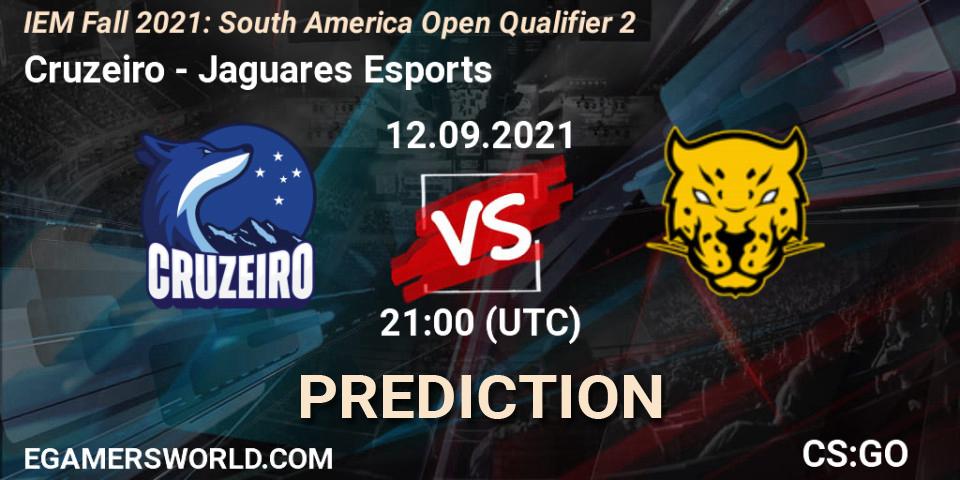 Cruzeiro - Jaguares Esports: Maç tahminleri. 12.09.2021 at 21:10, Counter-Strike (CS2), IEM Fall 2021: South America Open Qualifier 2