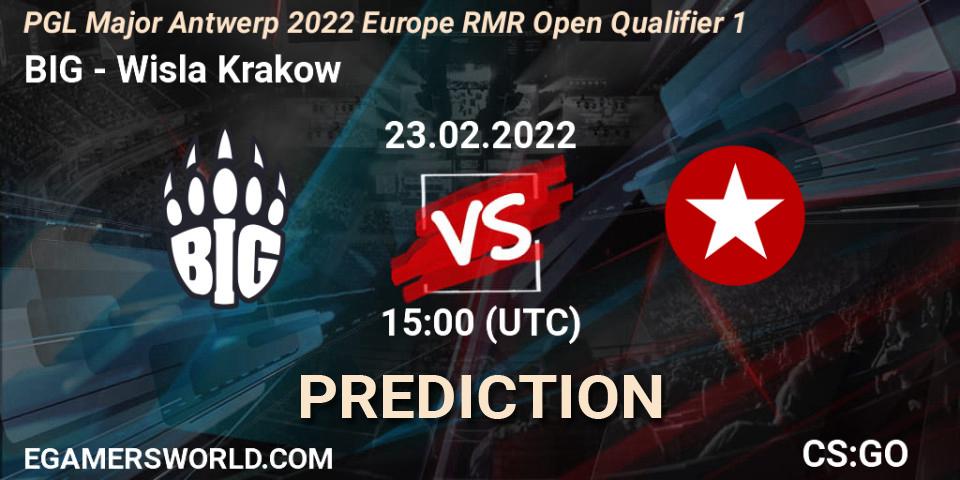 BIG - Wisla Krakow: Maç tahminleri. 23.02.2022 at 15:00, Counter-Strike (CS2), PGL Major Antwerp 2022 Europe RMR Open Qualifier 1