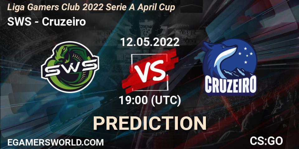SWS - Cruzeiro: Maç tahminleri. 12.05.2022 at 19:00, Counter-Strike (CS2), Liga Gamers Club 2022 Serie A April Cup
