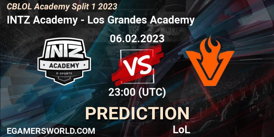 INTZ Academy - Los Grandes Academy: Maç tahminleri. 06.02.23, LoL, CBLOL Academy Split 1 2023
