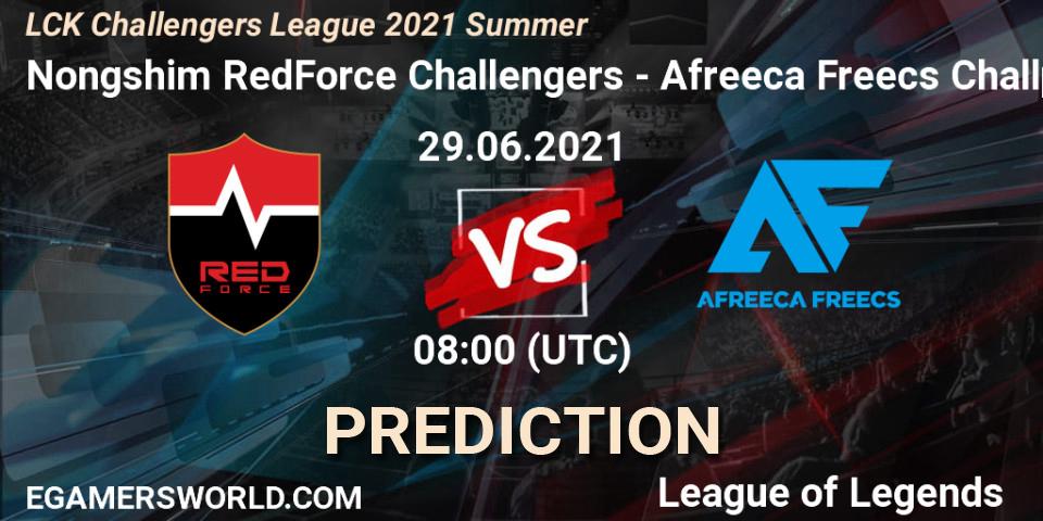 Nongshim RedForce Challengers - Afreeca Freecs Challengers: Maç tahminleri. 29.06.2021 at 08:00, LoL, LCK Challengers League 2021 Summer
