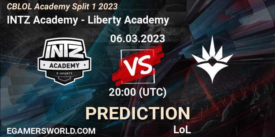 INTZ Academy - Liberty Academy: Maç tahminleri. 06.03.2023 at 20:00, LoL, CBLOL Academy Split 1 2023