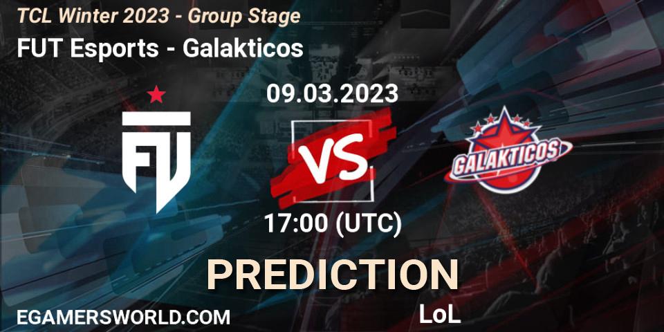 FUT Esports - Galakticos: Maç tahminleri. 16.03.2023 at 17:00, LoL, TCL Winter 2023 - Group Stage