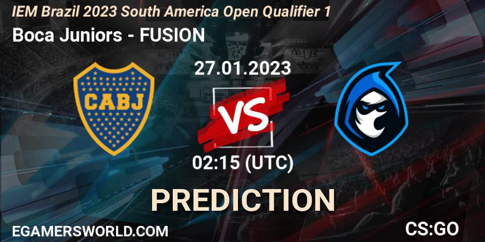 Boca Juniors - FUSION: Maç tahminleri. 27.01.2023 at 02:15, Counter-Strike (CS2), IEM Brazil Rio 2023 South America Open Qualifier 1