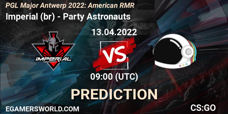 Imperial (br) - Party Astronauts: Maç tahminleri. 13.04.2022 at 09:05, Counter-Strike (CS2), PGL Major Antwerp 2022: American RMR