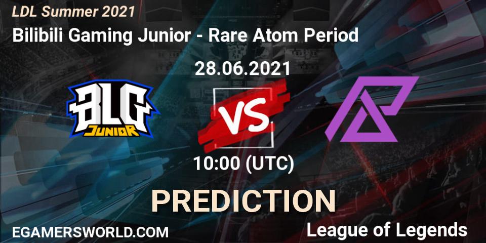 Bilibili Gaming Junior - Rare Atom Period: Maç tahminleri. 28.06.2021 at 11:30, LoL, LDL Summer 2021