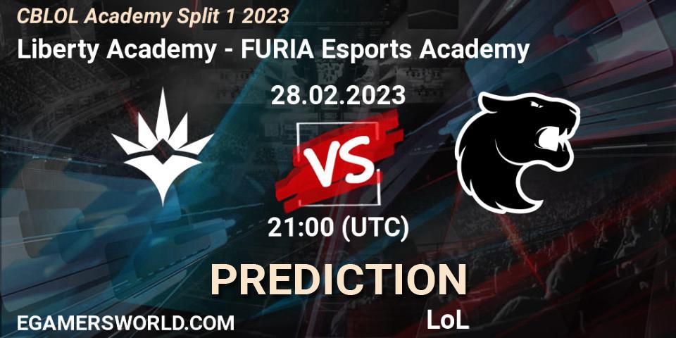 Liberty Academy - FURIA Esports Academy: Maç tahminleri. 28.02.2023 at 21:00, LoL, CBLOL Academy Split 1 2023