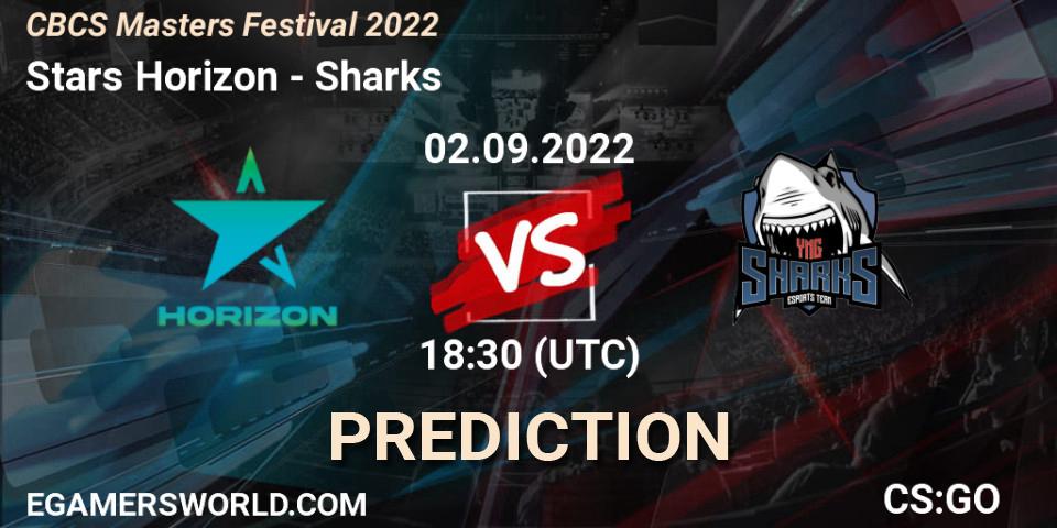 Stars Horizon - Sharks: Maç tahminleri. 02.09.2022 at 18:45, Counter-Strike (CS2), CBCS Masters 2022