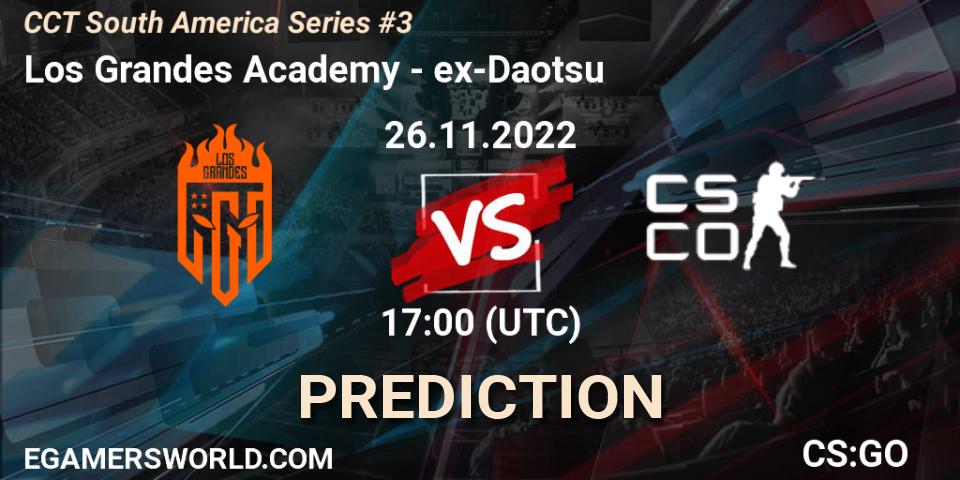 Los Grandes Academy - ex-Daotsu: Maç tahminleri. 26.11.2022 at 17:00, Counter-Strike (CS2), CCT South America Series #3