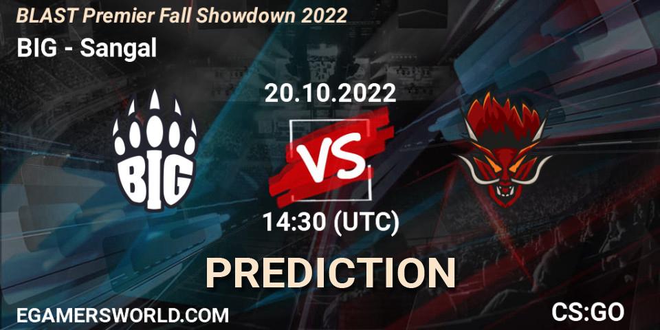 BIG - Sangal: Maç tahminleri. 20.10.2022 at 14:30, Counter-Strike (CS2), BLAST Premier Fall Showdown 2022 Europe