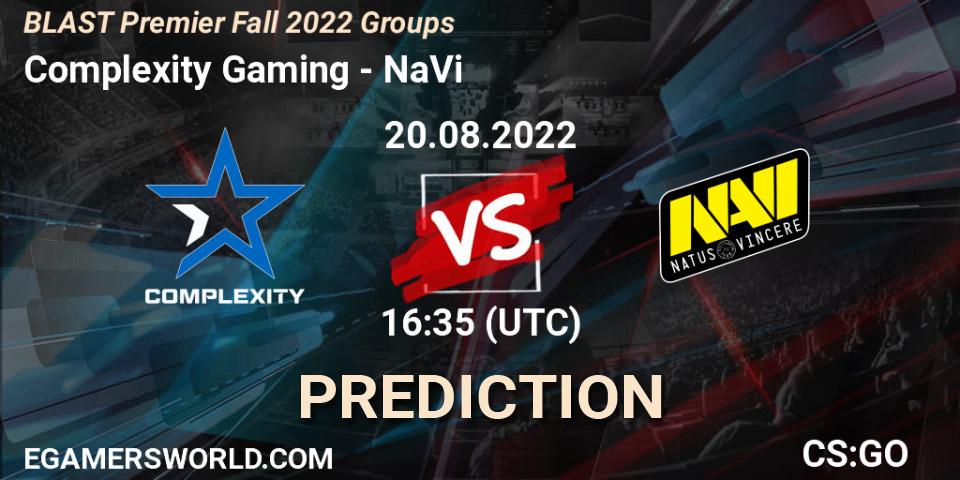 Complexity Gaming - NaVi: Maç tahminleri. 20.08.2022 at 16:35, Counter-Strike (CS2), BLAST Premier Fall 2022 Groups