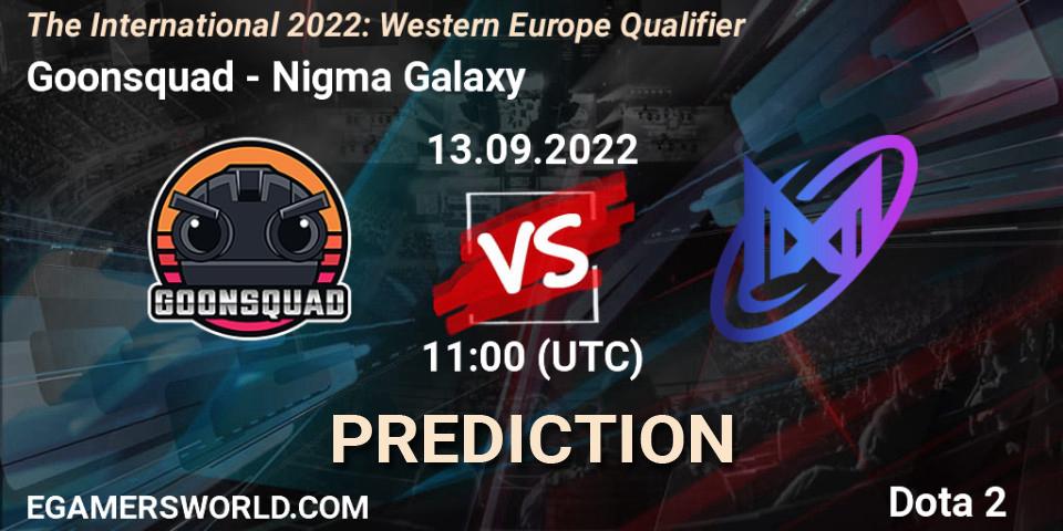 Goonsquad - Nigma Galaxy: Maç tahminleri. 13.09.22, Dota 2, The International 2022: Western Europe Qualifier