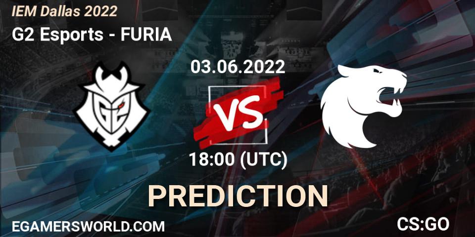 G2 Esports - FURIA: Maç tahminleri. 03.06.2022 at 18:00, Counter-Strike (CS2), IEM Dallas 2022