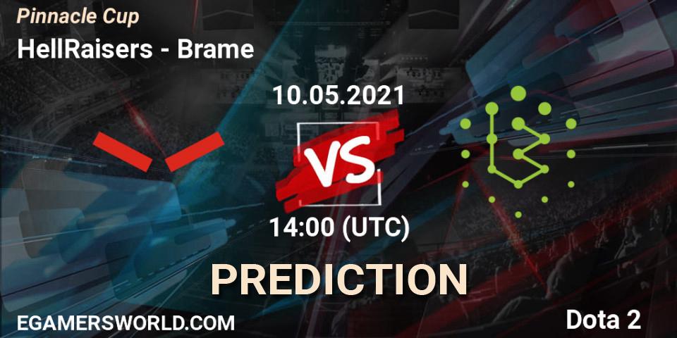 HellRaisers - Brame: Maç tahminleri. 10.05.2021 at 13:07, Dota 2, Pinnacle Cup 2021 Dota 2