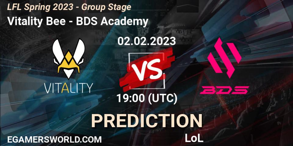 Vitality Bee - BDS Academy: Maç tahminleri. 02.02.2023 at 19:00, LoL, LFL Spring 2023 - Group Stage