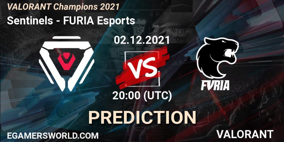 Sentinels - FURIA Esports: Maç tahminleri. 02.12.2021 at 18:00, VALORANT, VALORANT Champions 2021