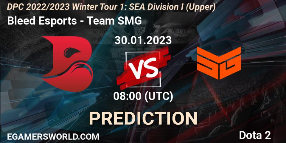 Bleed Esports - Team SMG: Maç tahminleri. 30.01.23, Dota 2, DPC 2022/2023 Winter Tour 1: SEA Division I (Upper)