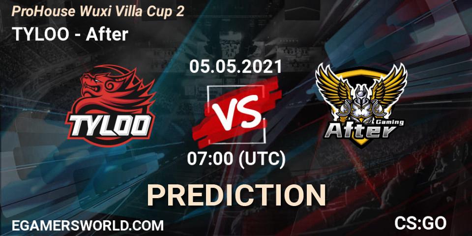 TYLOO - After: Maç tahminleri. 05.05.2021 at 09:00, Counter-Strike (CS2), ProHouse Wuxi Villa Cup Season 2