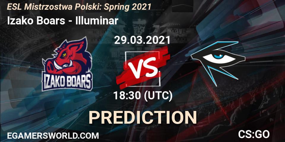 Izako Boars - Illuminar: Maç tahminleri. 29.03.2021 at 19:00, Counter-Strike (CS2), ESL Mistrzostwa Polski: Spring 2021