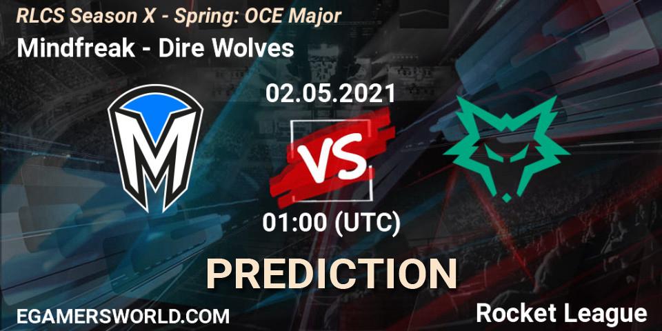 Mindfreak - Dire Wolves: Maç tahminleri. 02.05.2021 at 00:45, Rocket League, RLCS Season X - Spring: OCE Major