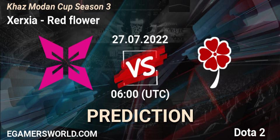Xerxia - Red flower: Maç tahminleri. 27.07.2022 at 06:26, Dota 2, Khaz Modan Cup Season 3