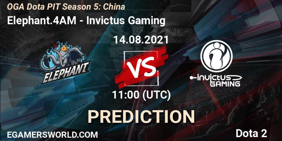 Elephant.4AM - Invictus Gaming: Maç tahminleri. 14.08.2021 at 10:08, Dota 2, OGA Dota PIT Season 5: China