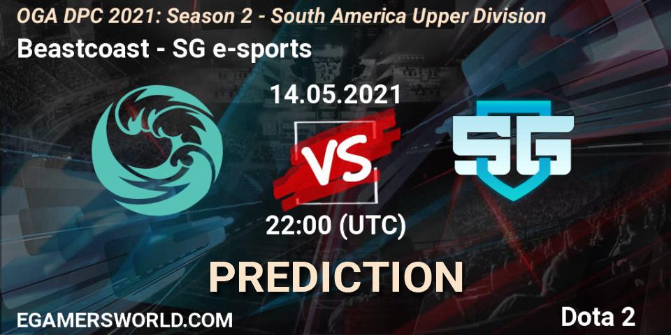 Beastcoast - SG e-sports: Maç tahminleri. 14.05.2021 at 22:00, Dota 2, OGA DPC 2021: Season 2 - South America Upper Division