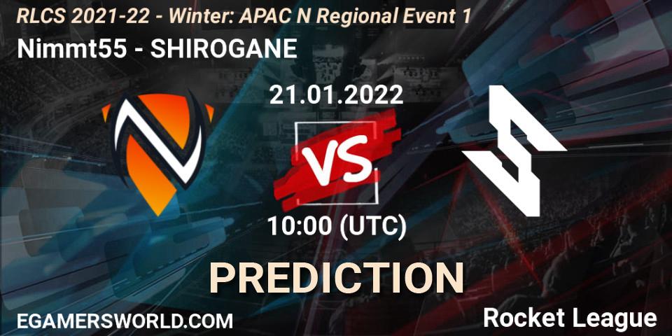 Nimmt55 - SHIROGANE: Maç tahminleri. 21.01.22, Rocket League, RLCS 2021-22 - Winter: APAC N Regional Event 1
