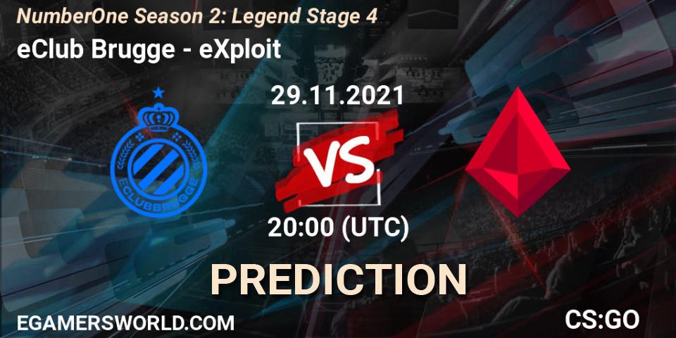 eClub Brugge - eXploit: Maç tahminleri. 29.11.2021 at 20:30, Counter-Strike (CS2), NumberOne Season 2: Legend Stage 4