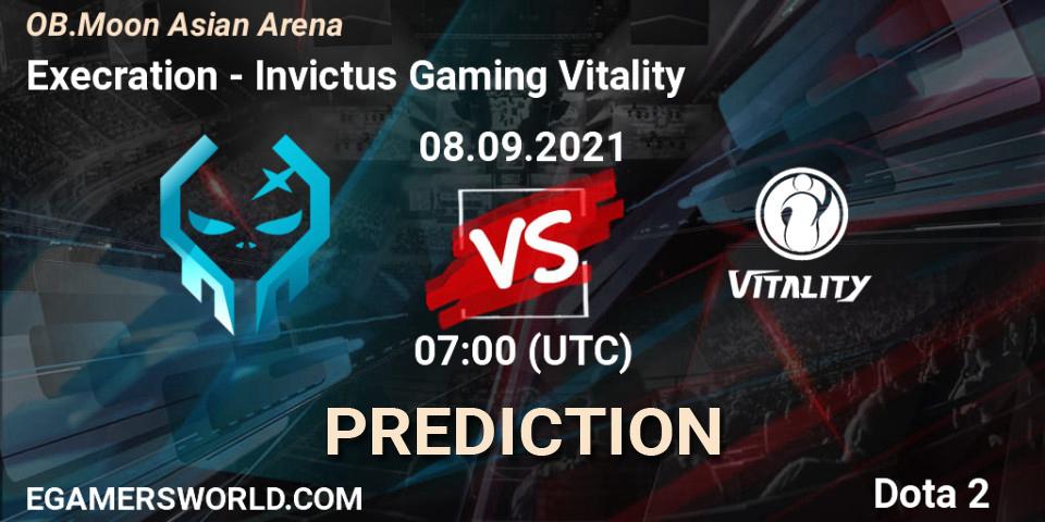 Execration - Invictus Gaming Vitality: Maç tahminleri. 08.09.2021 at 07:26, Dota 2, OB.Moon Asian Arena