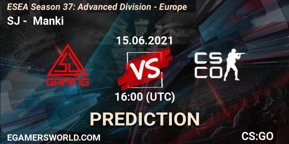 SJ - Manki: Maç tahminleri. 15.06.2021 at 16:00, Counter-Strike (CS2), ESEA Season 37: Advanced Division - Europe