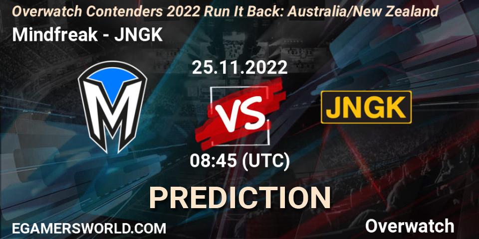 Mindfreak - JNGK: Maç tahminleri. 25.11.22, Overwatch, Overwatch Contenders 2022 - Australia/New Zealand - November