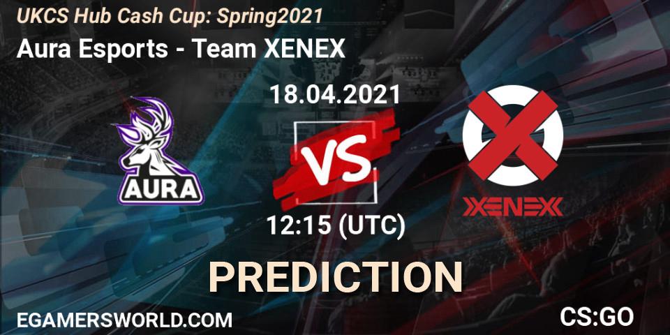 Aura Esports - XENEX: Maç tahminleri. 18.04.2021 at 12:15, Counter-Strike (CS2), UKCS Hub Cash Cup: Spring 2021