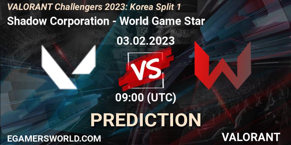 Shadow Corporation - World Game Star: Maç tahminleri. 03.02.23, VALORANT, VALORANT Challengers 2023: Korea Split 1