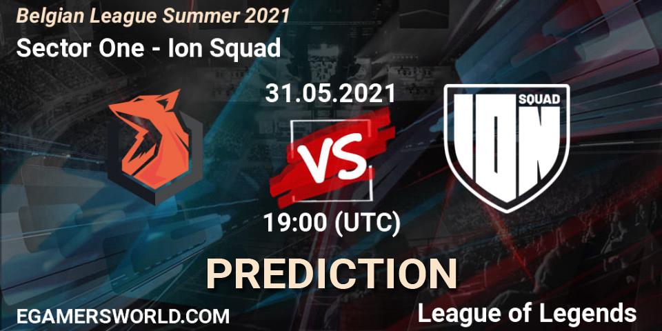 Sector One - Ion Squad: Maç tahminleri. 31.05.2021 at 19:00, LoL, Belgian League Summer 2021