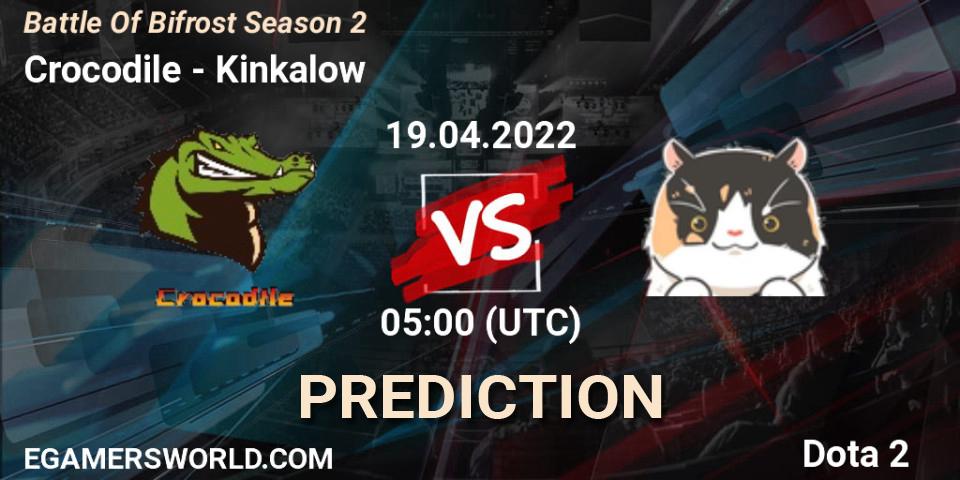Crocodile - Kinkalow: Maç tahminleri. 19.04.2022 at 05:19, Dota 2, Battle Of Bifrost Season 2